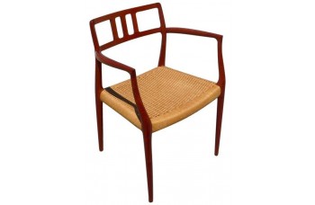 Model 64 Teak Armchair by Niels Møller