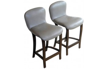 Pair of Rare Barstools by Plycraft Pair of Rare Barstools by Plycraft