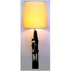Monumental Brutalist Lamp by Richard Barr for Laurel