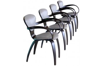 Pretzel Armchairs by Norman Cherner for Plycraft