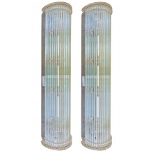 Lucite and Glass Rod Sconces by Sciolari for Lightolier