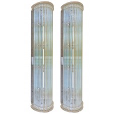 Lucite and Glass Rod Sconces by Sciolari for Lightolier Lucite and Glass Rod Sconces by Sciolari for Lightolier