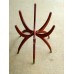 Spider Leg Table with Brass Tray Top Spider Leg Table with Brass Tray Top