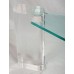 Triangular Lucite Cocktail Table by Karl Springer Triangular Lucite Cocktail Table by Karl Springer