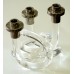 Lucite Pretzel Candelabra by Dorothy Thorpe Lucite Pretzel Candelabra by Dorothy Thorpe