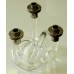 Lucite Pretzel Candelabra by Dorothy Thorpe Lucite Pretzel Candelabra by Dorothy Thorpe