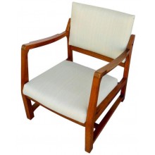 Walnut Tilt Armchair by Edward Wormley for Dunbar