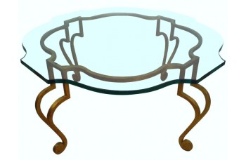 Wrought Iron Cocktail Table by Maison Ramsay Wrought Iron Cocktail Table by Maison Ramsay