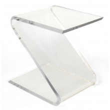 Lucite Z Occasional Table by John Mascheroni