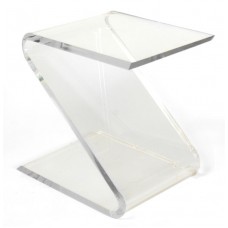 Lucite Z Occasional Table by John Mascheroni