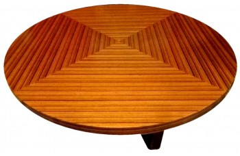 Zebrawood Low Cocktail Table Zebrawood Low Cocktail Table